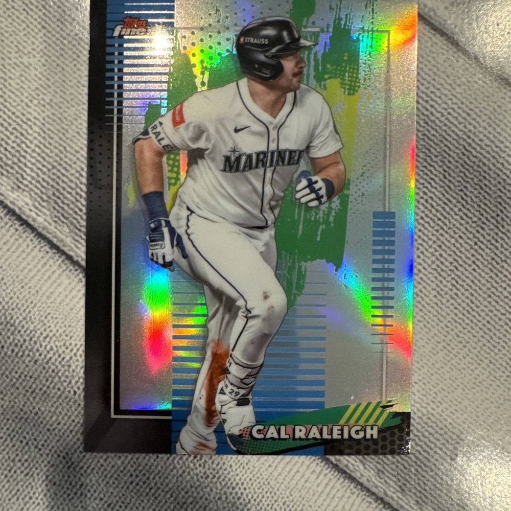 2026 Topps Finest Cal Raleigh Refractor #33 Seattle Mariners
